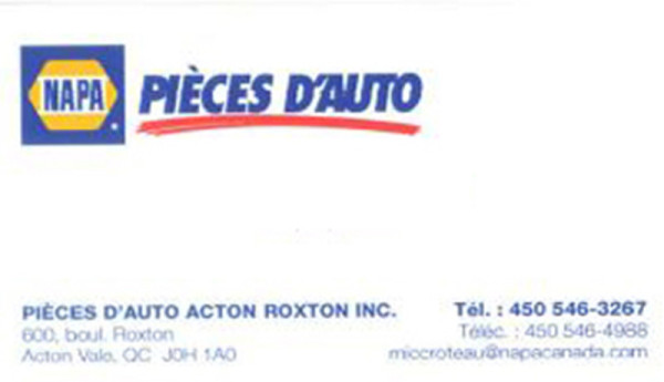 Pièces d’Auto Acton Roxton Inc. (NAPA) - Logo